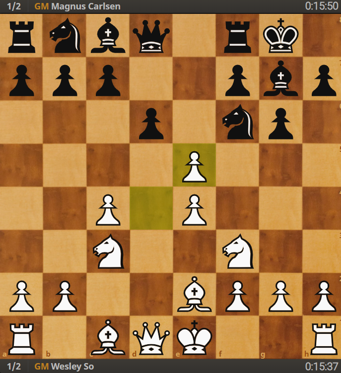 Magnus Carlsen vs Aryan Tari (2020)